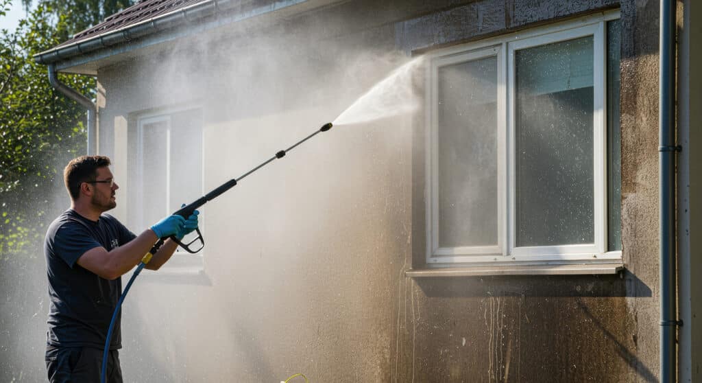 pressure washing
