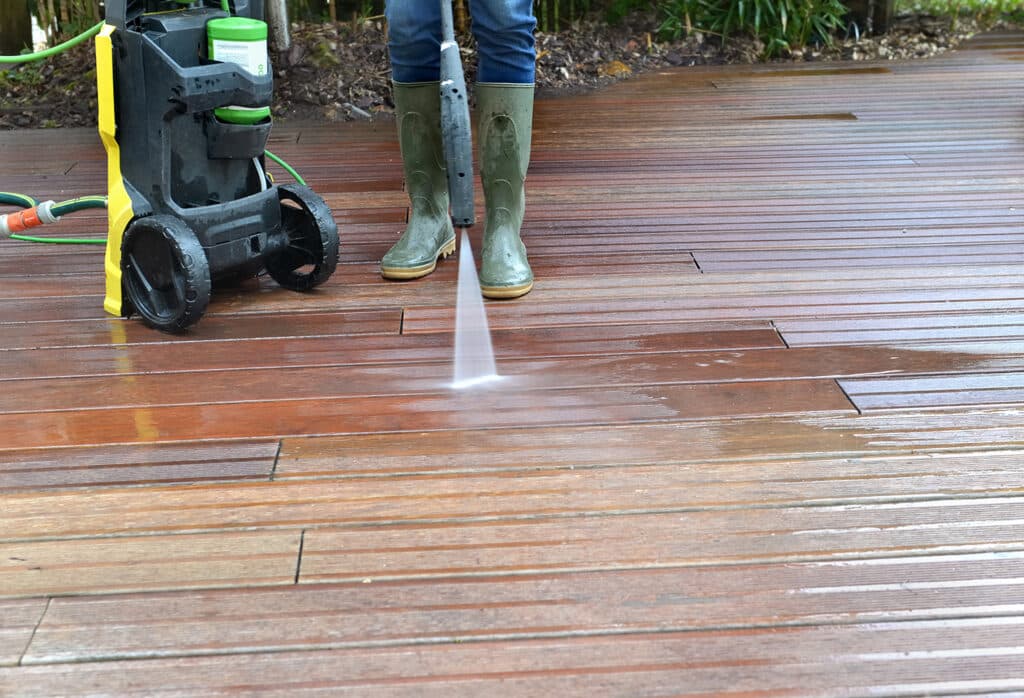 pressure washing